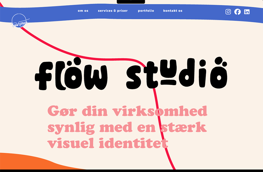 Flöw Studiö brandidentitet case