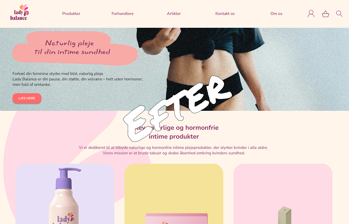 Prototype og motion design til LadyBalance